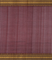 White Handloom Korvai Silk Cotton Saree With Checks & Contrast Border-SC3870