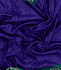 Purple Printed Synthetics Dupion Saree With Abstract Motifs-BL5204