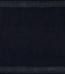 Black Printed Jaipur Cotton Saree With Floral Motifs-JC1650