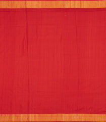 Red Handloom Rajkot Patola Silk Saree With Ikat Rising Motifs-IK0470