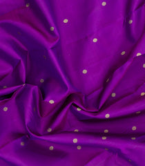 Purple Handloom Kanchipuram Silk Saree With Buttas & Zari Border-KA15697