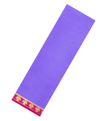 Lavender Woven Mysore Silk Saree With Contrast Zari Border-MS3788