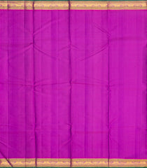 Violet Handloom Kanchipuram Silk Saree With Rudraksham Buttas