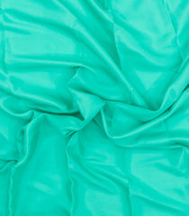Turquoise Woven Mysore Silk Saree With Contrast Zari Border-MS3581