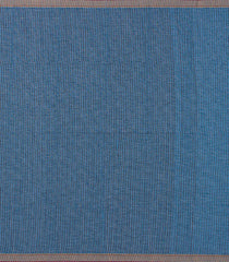 SkY Blue Woven Bengal Cotton Saree With Stripes-BG1719