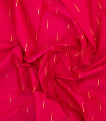 Hot Pink Handloom Kanchipuram Silk Saree With Raindrop Buttas -KA13838