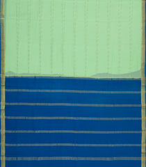 Aquamarine Woven Mysore Silk Saree With Buttas & Zari Border-MS3430