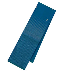 Cyan Handloom Soft Silk Saree With Square Buttas-SO4496