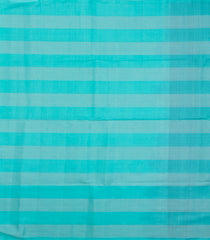 Steel Blue Handloom Soft Silk Saree With Checks & Contrast Pallu -SO4628