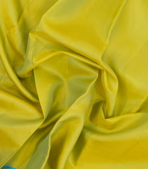 Light Green Handloom Kanchipuram Silk Saree With Thread Work Border-KA15120