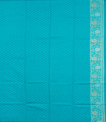 Burgundy Woven Aura Saree With Zari Buttas & Contrast Border With Jhalar-BL6022