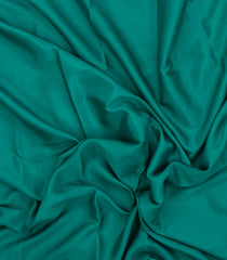 Cyan Woven Mysore Silk Saree With Contrast Zari Border-MS3323