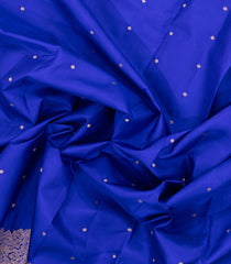 Purple Woven Pure Silk Saree With Floral Buttas & Running Border -EC2508