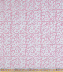 Sandal Printed Jaipur Cotton Saree With Printed Floral Vine Motifs-JC1935