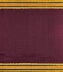 Cream Handloom Korvai Kanchipuram Silk Saree With Buttas & Contrast Border -KA15770