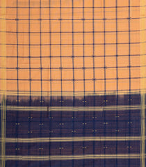 Sandal Woven Kadappa Cotton Saree With Checks-KN0722