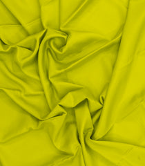Neon Green Woven Mysore Silk Saree With Contrast Zari Border-MS3577