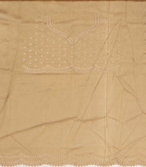 Gold Blended Tissue Saree With Embroidered Motifs