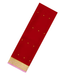 Red Woven Mysore Silk Saree With Buttas-MS3420