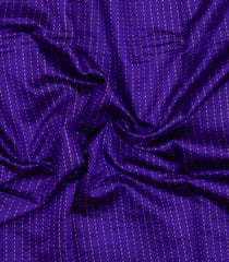 Purple Woven Dupion Silk Saree With Dotted Stripes-DS0634