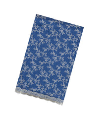 Blue Synthetic Vichitra Saree With Zari Embroidery & Stone Work-BL5451