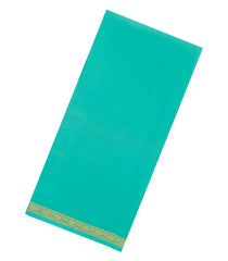 Aquamarine Woven Mysore Silk Saree With Pure Zari Border -MS3275