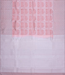 Dusty Pink Handloom Kanchipuram Silk Saree With Palace Motifs-KA15767