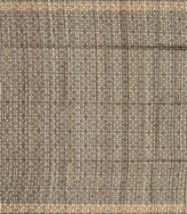 Blue Handloom Dupion Silk Saree With Printed Pallu-DS0498