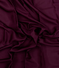 Burgundy Woven Mysore Silk Saree With Contrast Zari Border-MS3584