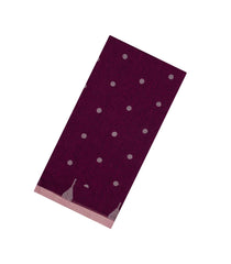 Magenta Woven Bengal Cotton Saree With Coin Motifs-BG1807