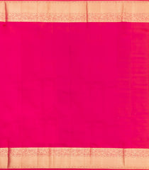 Hot Pink Woven Pure Silk Saree With Zari Buttas-EC2601