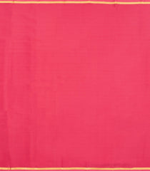 Peach Woven Mysore Silk Saree With Floral Border-MS3395