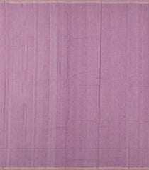 Lavender Handloom Kanchi Cotton Saree With Checks & Buttas-KC1756