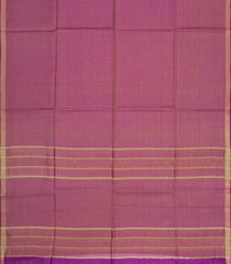 Pink Woven Tussar Silk Saree With Wave Motifs & Zari Border-TU3541