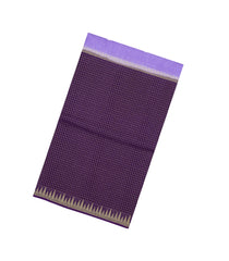 Lavender & Dark Purple Woven Blended Viscose Half & Half Saree-BL5526