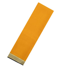 Mustard Woven Mysore Silk Saree With Contrast Border-MS3733