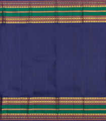 Yellow Handloom Korvai Kanchipuram Silk Saree With Checks & Buttas-KA15965