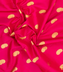 Pink Handloom Kanchipuram Silk Saree With Annam Buttas-KA16321