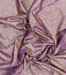 Lavender Woven Tissue Silk Saree With Floral Zari Motifs-KA15551