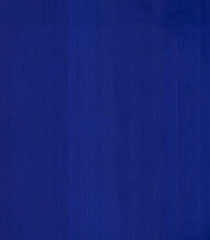 Navy Blue & Magenta Handloom Half & Half Korvai Kanchipuram Silk Saree-KA15868