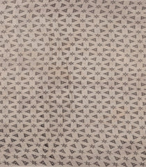 Crimson Woven Kalamkari Cotton Saree With Printed Motifs-KAL1158