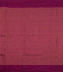 Maroon Handloom Kanchipuram Silk Saree With Zari Checks-KA15298