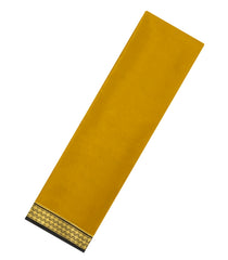 Mustard Woven Mysore Silk Saree With Contrast Zari Border-MS3580