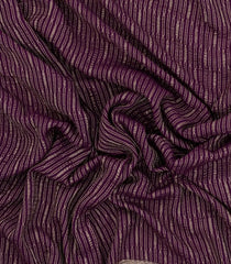 Magenta Woven Mysore Silk Saree With Zari Stripes-MS3309