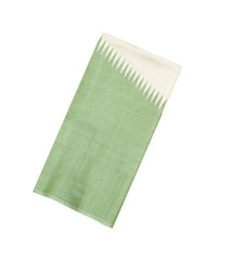 Green Woven Tussar Silk Saree With Rising Border-TU3500