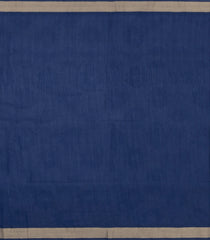 Grey Woven Art Dupion Saree With Printed Floral Motifs-BL4933