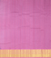 Turquoise Handloom Korvai Silk Pavadai & Dusty Pink Dhavani-PM2089