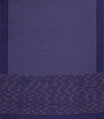 Violet Printed Tussar Silk Saree With Stripes-TU3374