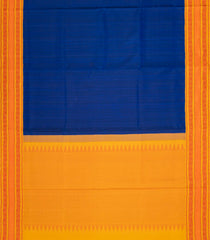 Blue Handloom Soft Silk Saree With Stripes & Contrast Border-SO4286