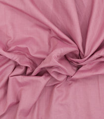 Dusty Pink Handloom Gadwal Cotton Saree With Checks & Contrast Border-GA0345